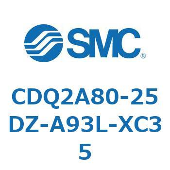 薄形シリンダ CDQ2A80-25 SMC