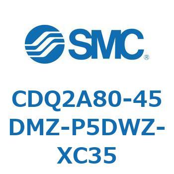 薄形シリンダ CDQ2A80-45 SMC