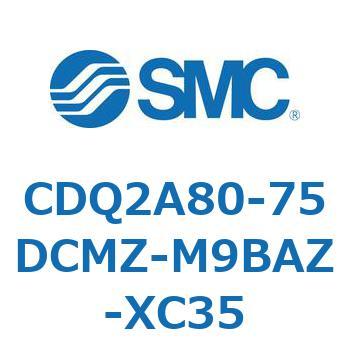 薄形シリンダ CDQ2A80-75 SMC