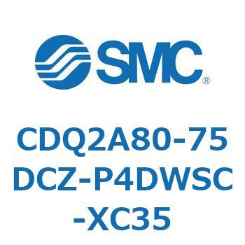 薄形シリンダ CDQ2A80-75 SMC