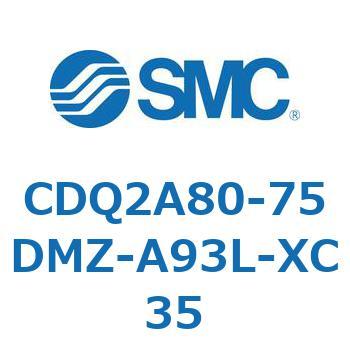 薄形シリンダ CDQ2A80-75 SMC