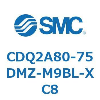 薄形シリンダ CDQ2A80-75 SMC