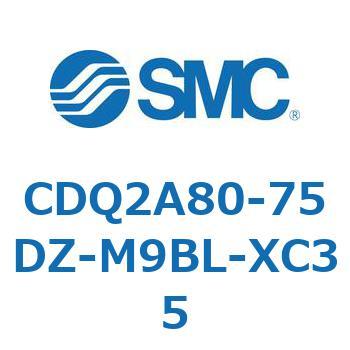 薄形シリンダ CDQ2A80-75 SMC