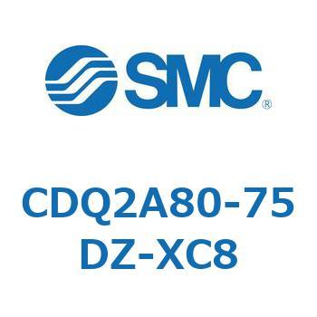 薄形シリンダ CDQ2A80-75 SMC
