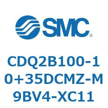薄形シリンダ CDQ2B100-10 SMC