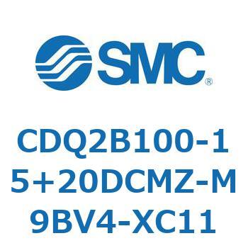 薄形シリンダ CDQ2B100-15 SMC