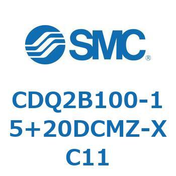 薄形シリンダ CDQ2B100-15 SMC