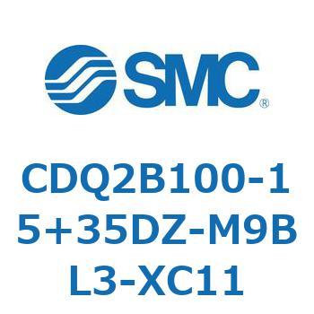 薄形シリンダ CDQ2B100-15 SMC