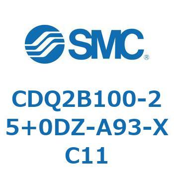 薄形シリンダ CDQ2B100-25 - SMC