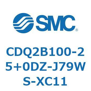 薄形シリンダ CDQ2B100-25 - SMC