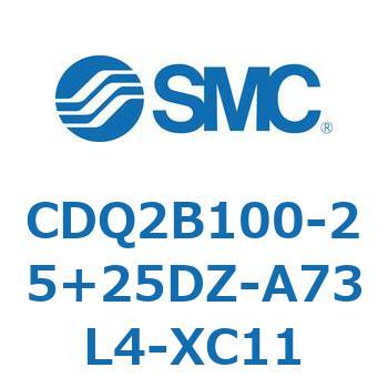 薄形シリンダ CDQ2B100-25 SMC