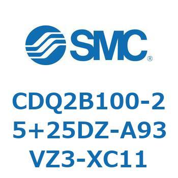 薄形シリンダ CDQ2B100-25 SMC
