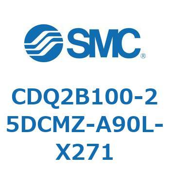 薄形シリンダ CDQ2B100-25 SMC