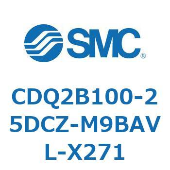 薄形シリンダ CDQ2B100-25 SMC