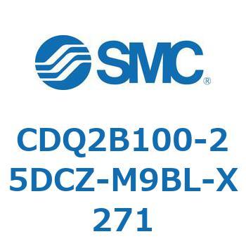 薄形シリンダ CDQ2B100-25 SMC