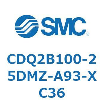 薄形シリンダ CDQ2B100-25 SMC