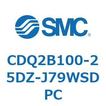 薄形シリンダ CDQ2B100-25 SMC
