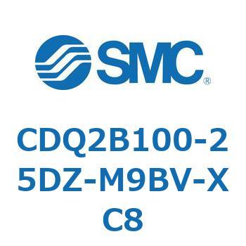 薄形シリンダ CDQ2B100-25 SMC