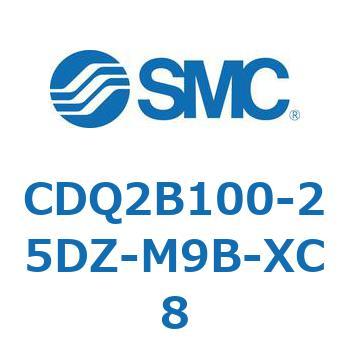 薄形シリンダ CDQ2B100-25 SMC