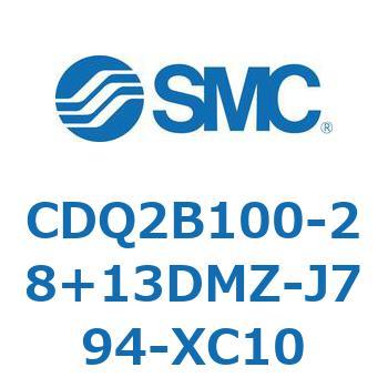 薄形シリンダ CDQ2B100-28 SMC