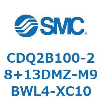 薄形シリンダ CDQ2B100-28 SMC