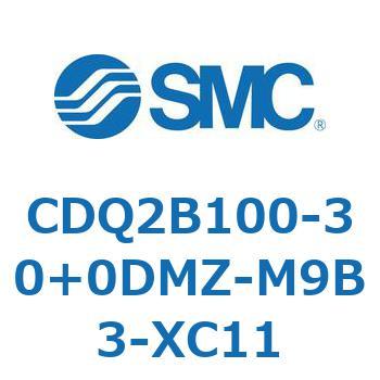 CDQ2B100-30+0DMZ-M9B3-XC11 薄形シリンダ CDQ2B100-30 SMC 複動片ロッド
