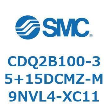 薄形シリンダ CDQ2B100-35 SMC