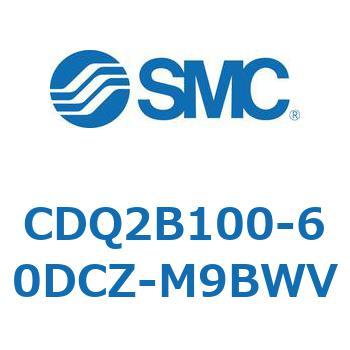 CDQ2B100-60DCZ-M9BWV 薄形シリンダ CDQ2B100-60 SMC 複動片ロッド ラバークッション付 空気圧タイプ 28,845円