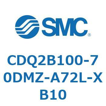 CDQ2B100-70DMZ-A72L-XB10 薄形シリンダ CDQ2B100-70 SMC 複動片ロッド