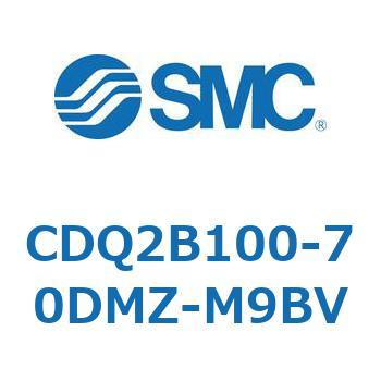 CDQ2B100-70DMZ-M9BV 薄形シリンダ CDQ2B100-70 SMC 複動片ロッド ロッド先端おねじ 空気圧タイプ 28,485円