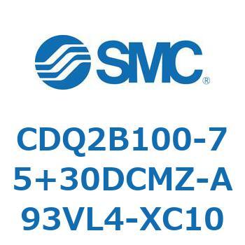 薄形シリンダ CDQ2B100-75 SMC