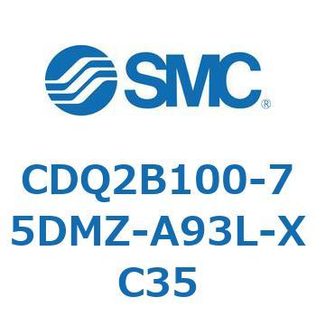 薄形シリンダ CDQ2B100-75 SMC