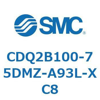 薄形シリンダ CDQ2B100-75 SMC