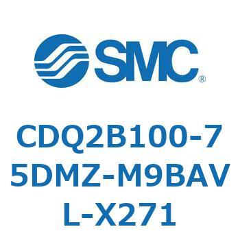 薄形シリンダ CDQ2B100-75 SMC