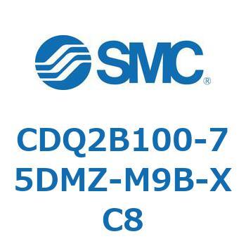 薄形シリンダ CDQ2B100-75 SMC