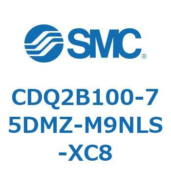薄形シリンダ CDQ2B100-75 SMC