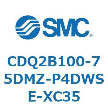 薄形シリンダ CDQ2B100-75 SMC