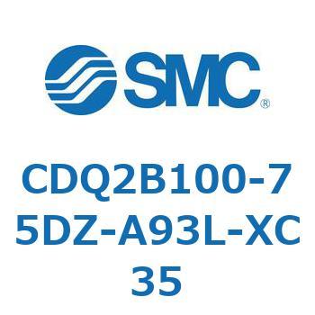 薄形シリンダ CDQ2B100-75 SMC