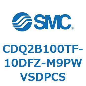 CDQ2B100TF-10DFZ-M9PWVSDPCS 薄形シリンダ CDQ2B100TF SMC 複動片ロッド シリンダストローク10mm 28,980円