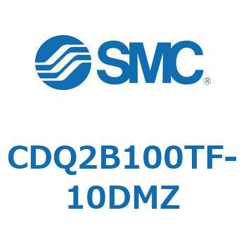 CDQ2B100TF-10DMZ 薄形シリンダ CDQ2B100TF SMC 複動片ロッド ロッド先端おねじ 空気圧タイプ シリンダストローク10mm 25,980円