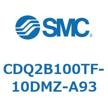 CDQ2B100TF-10DMZ-A93 薄形シリンダ CDQ2B100TF SMC 複動片ロッド ロッド先端おねじ 空気圧タイプ シリンダストローク10mm 27,980円