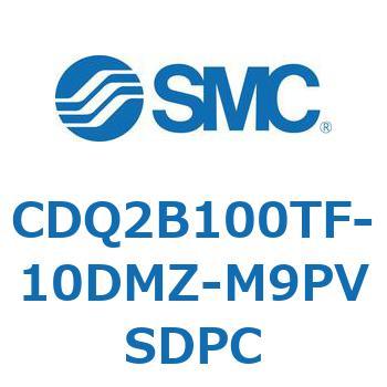 CDQ2B100TF-10DMZ-M9PVSDPC 薄形シリンダ CDQ2B100TF SMC 複動片ロッド シリンダストローク10mm 33,980円
