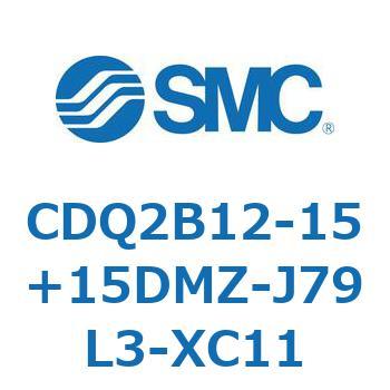 薄形シリンダ CDQ2B12-15 SMC