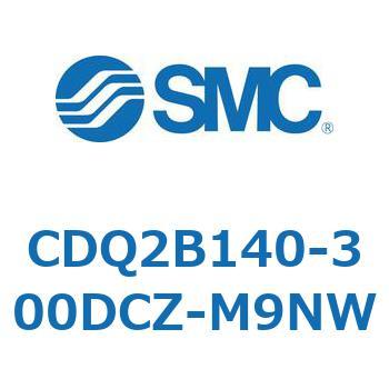 CDQ2B140-300DCZ-M9NW 薄形シリンダ CDQ2B140-300 SMC 複動片ロッド 標準(ロッド先端めねじ)