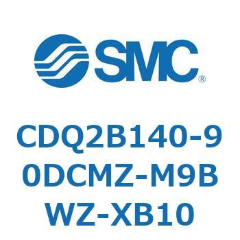 CDQ2B140-90DCMZ-M9BWZ-XB10 薄形シリンダ CDQ2B140-90 SMC 複動片ロッド ロッド先端おねじ シリンダストローク90mm 33,787円