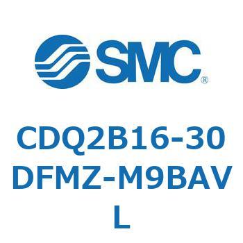 CDQ2B16-30DFMZ-M9BAVL 薄形シリンダ CDQ2B16-30 SMC 複動片ロッド 空気圧タイプ 10,485円