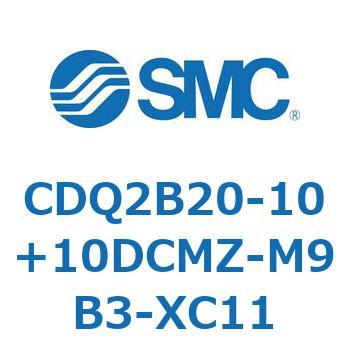 薄形シリンダ CDQ2B20-10 - SMC