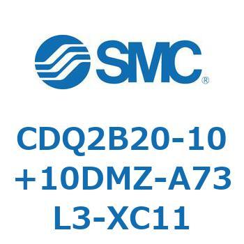 薄形シリンダ CDQ2B20-10 - SMC