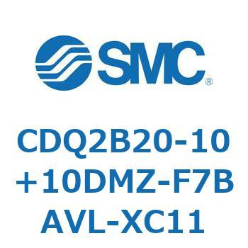 薄形シリンダ CDQ2B20-10 - SMC