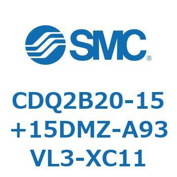 薄形シリンダ CDQ2B20-15 SMC